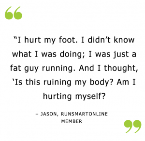 Image of RunSmartOnline Member Quote Jason